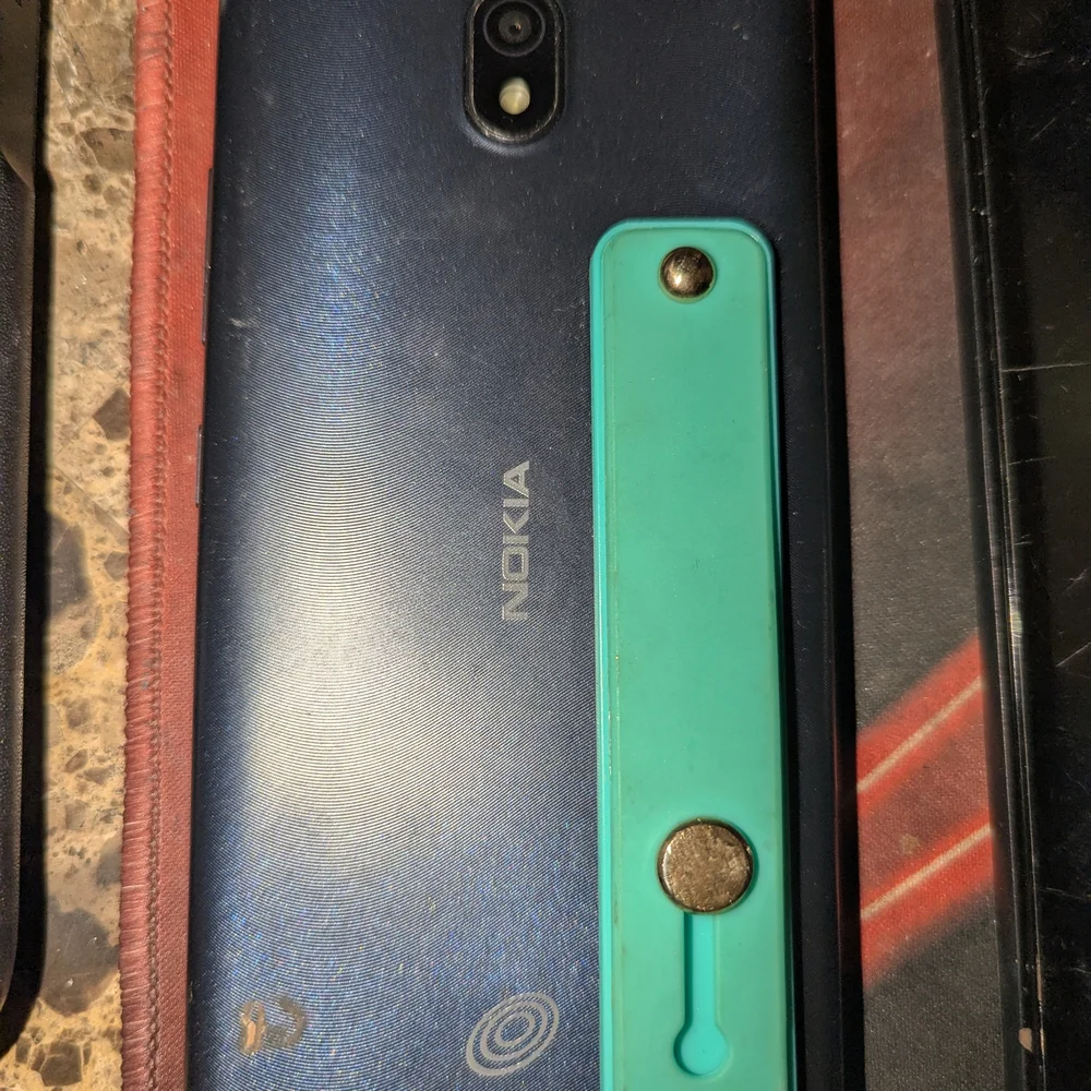 Nokia Black Cell Phone Android Powered Modern Design